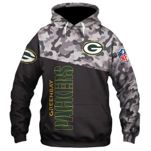Green Bay Packers Military AOP Hoodie