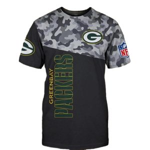 Green Bay Packers Military AOP T Shirt