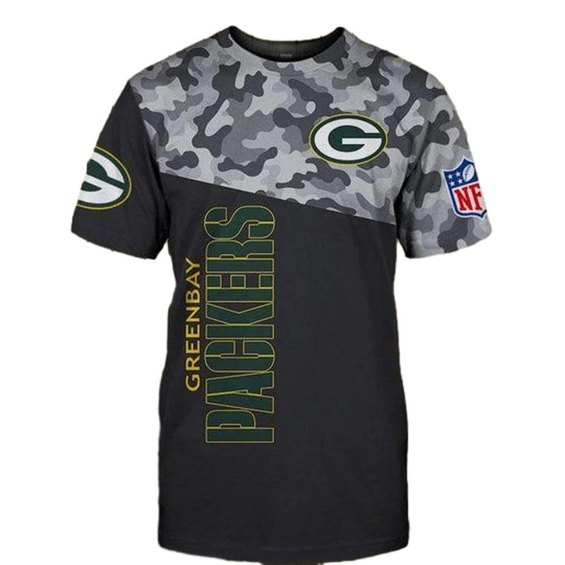 Green Bay Packers Military Aop T Shirt 1