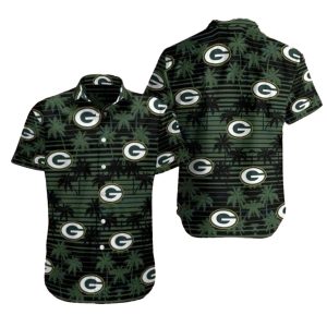 Green Bay Packers Palm Night Hawaiian Shirt