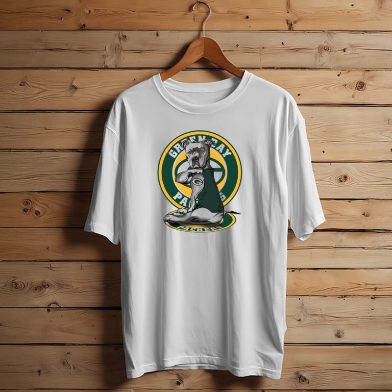 Green Bay Packers Pitbull T Shirt T Shirt 1 1
