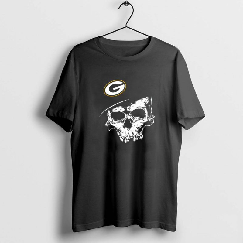 Green Bay Packers Skull Cap T Shirt 1 1 T Shirt 1 1