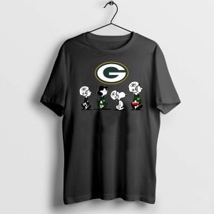 Green Bay Packers Snoopy Charlie Brown Super Bowl Peanuts Shirt
