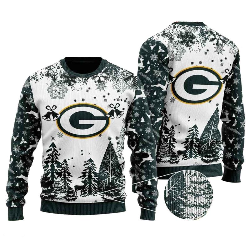 Green Bay Packers Special Christmas Ugly Sweater 1