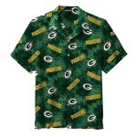 Green Bay Packers Tie Dye And Team Logos Pattern Hawaiian Shirt