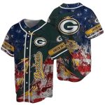 Green Bay Packers Us Flag Vintage 2025 Baseball Jersey