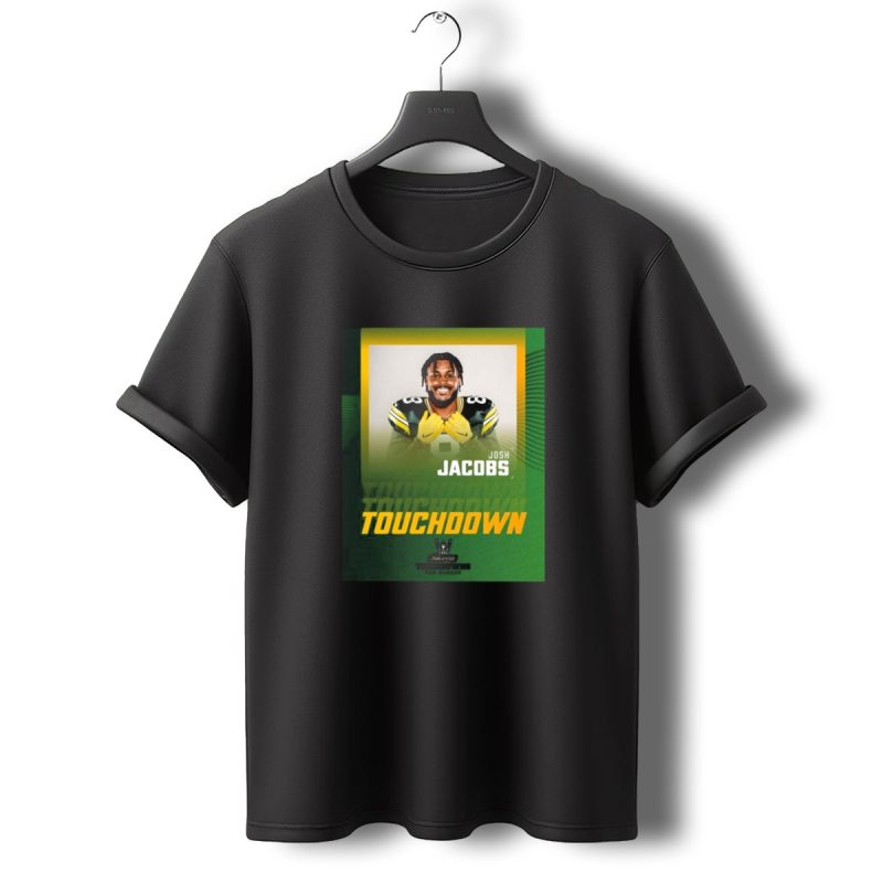 Green Bay Packers Vs Philadelphia Eagles Josh Jacobs Touchdown For Hunger T Shirt T Shirt 0 1
