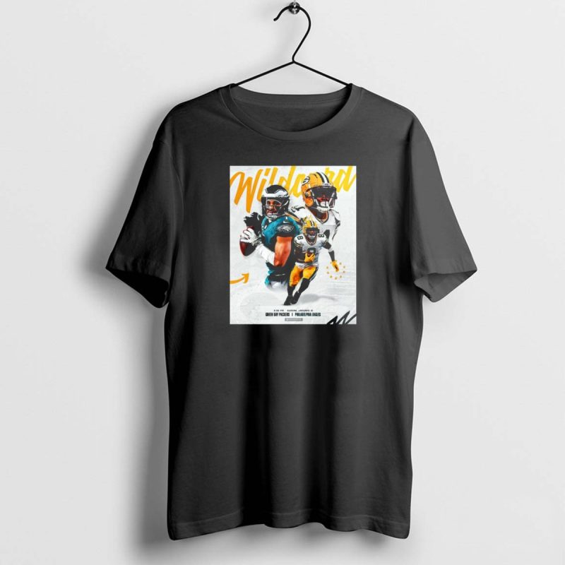 Green Bay Packers Vs Philadelphia Eagles Nfl Wild Card January 12 2025 Philadelphia T Shirt 1 1 T Shirt 1 1