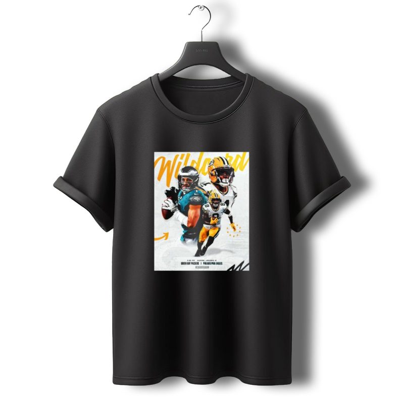 Green Bay Packers Vs Philadelphia Eagles Wild Card January 12 2025 Philadelphia T Shirt T Shirt 0 1