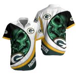 Green Bay Packers Warrior Spirit Skull Hawaiian Shirt