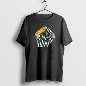 Green Bay Packers and Chicago White Sox inside me shirt