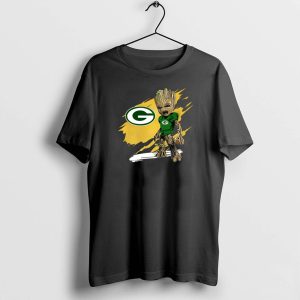 Green Bay Packers baby Groot shirt