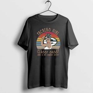Green Bay Packers girl classy sassy and a bit smart assy vintage shirt