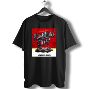 Greetings From Kansas City Raiders Vs Chiefs Black Friday Football T-Shirt