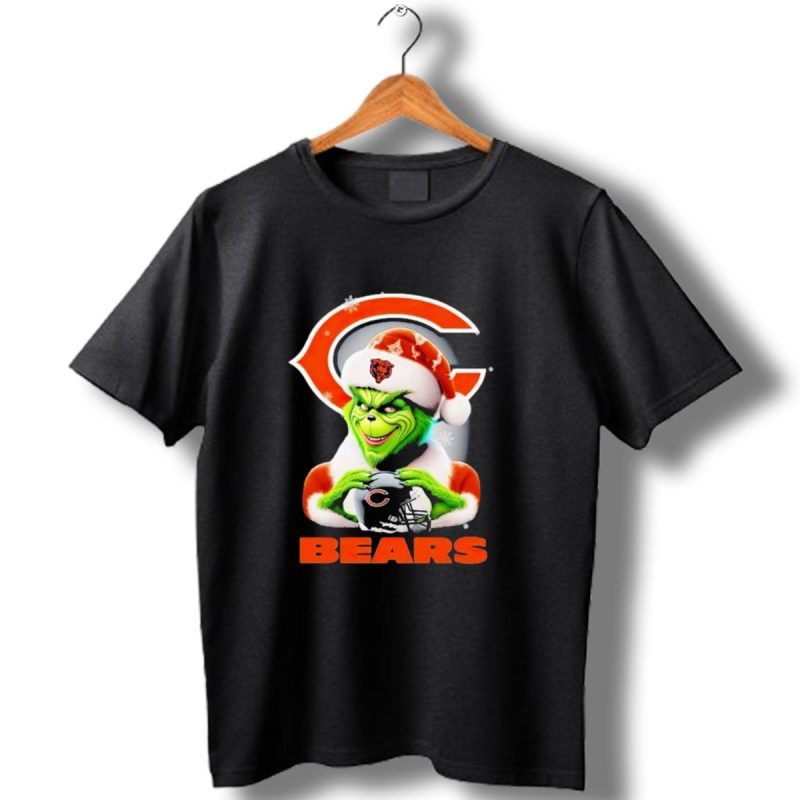 Grinch Chicago Bears Christmas Football Fan T Shirt 1 T Shirt 1