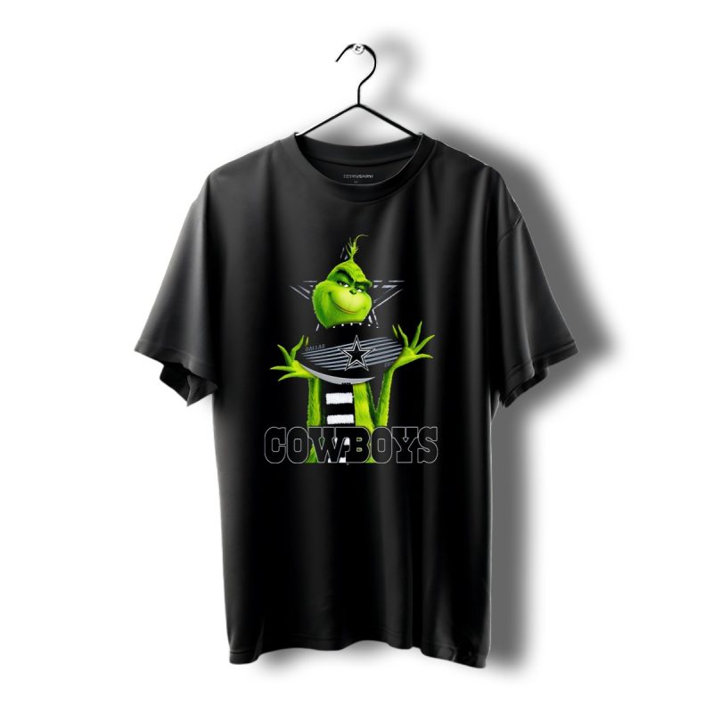 Grinch Dallas Cowboys Football T Shirt 1 T Shirt 1 1