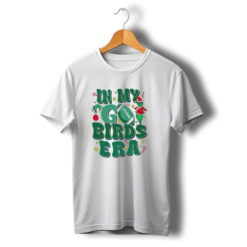 Grinch Go Birds Era Philadelphia Eagles Christmas T Shirt T Shirt 1 1