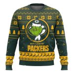 Grinch I Hate People But I Love Packers Ugly Sweater