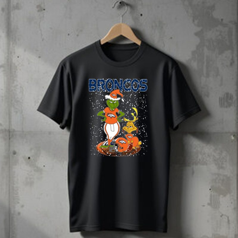 Grinchxmas Denver Broncos Holiday Spirit Maxnfl T Shirt 1 T Shirt 1