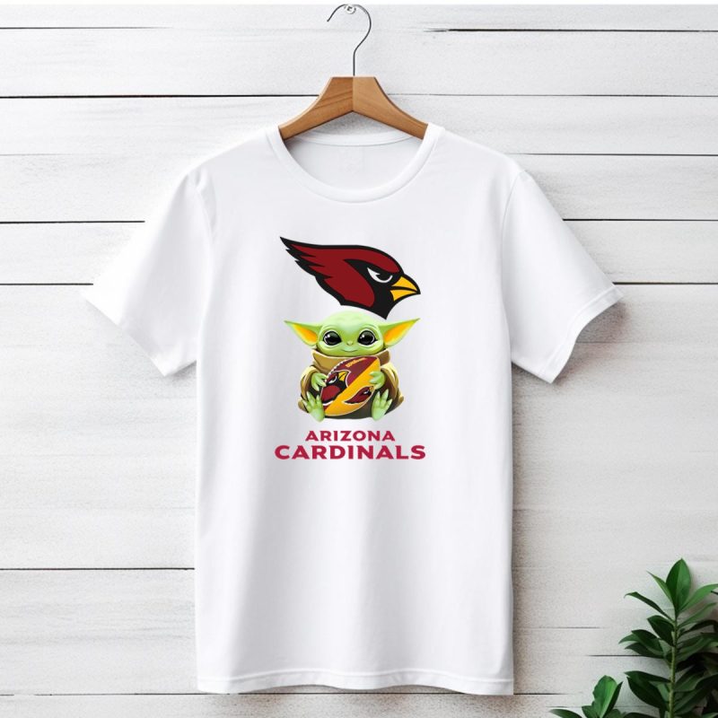 Grogu Hug Arizona Cardinals Football Spirit T Shirt 1 T Shirt 1