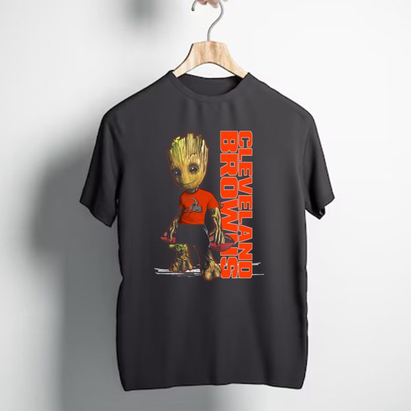 Groot Cleveland Browns Nfl Team Spirit T Shirt 1 T Shirt 1