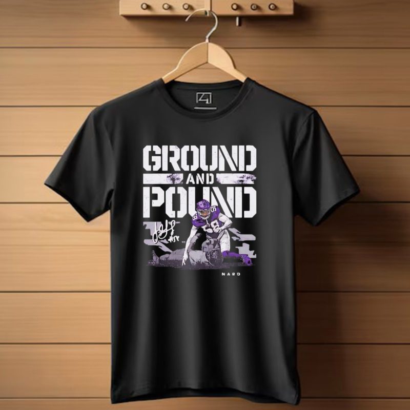 Ground And Pound Jonathan Greenard Minnesota Vikings Nfl Vintage Football T Shirt 1 T Shirt 1