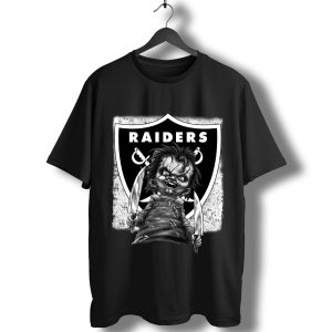 Halloween Oakland Raiders Chucky T-Shirt