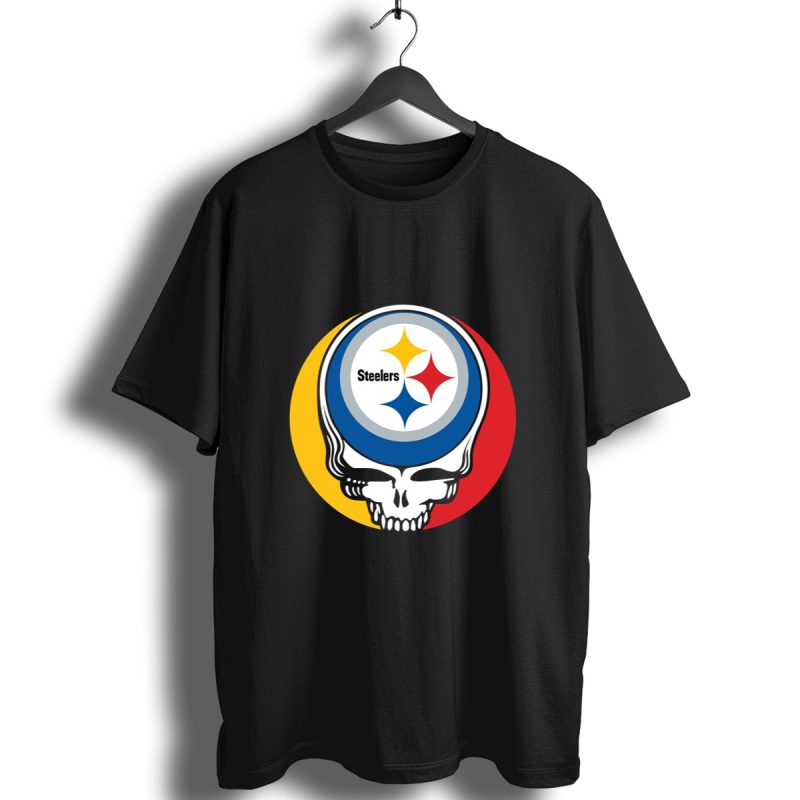 Halloween Skull Funny Football Team Pittsburgh Steelers Shirt T Shirt 1
