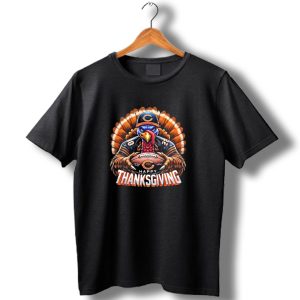 Happy Thanksgiving Chicago Bears Turkey Football T Shirt