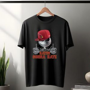 Hater Gonna Hate Arizona Cardinals Jack Skellington Hat T-Shirt
