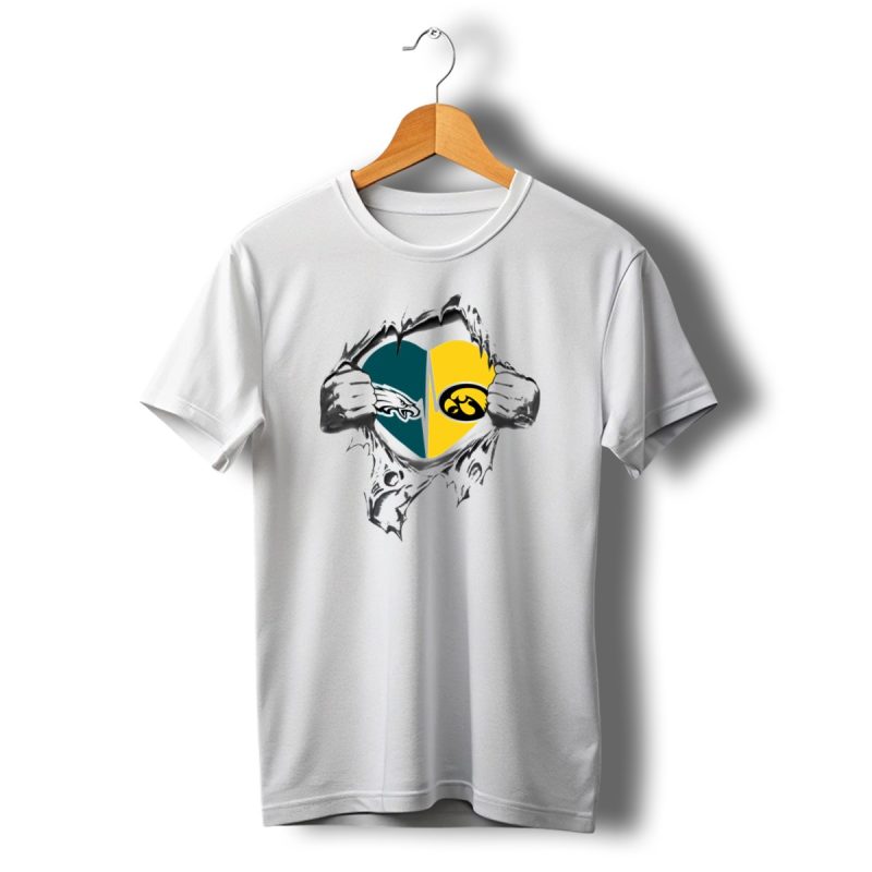 Hawkeyes Eagles Heart Logo Silver Hands T Shirt T Shirt 1 1