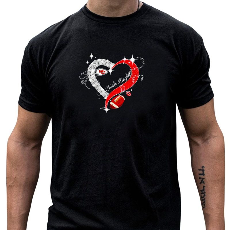 Heart Chiefs Kingdom Football Love T Shirt T Shirt 1 1