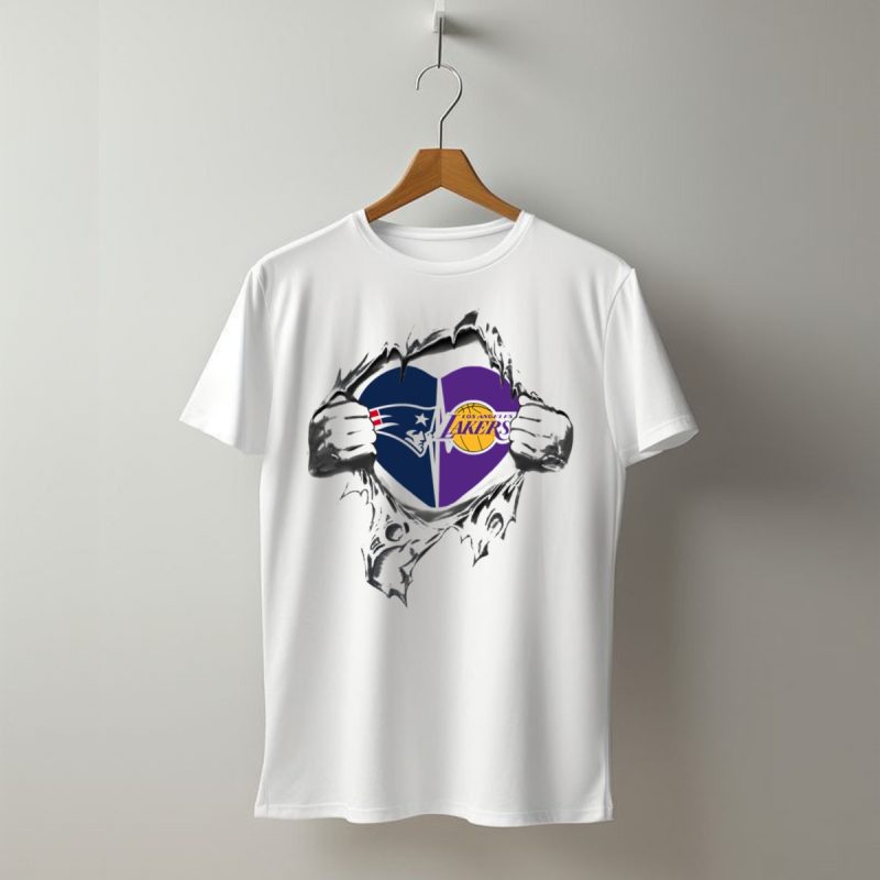 Heart Of Patriots Lakers Fan Passion T Shirt T Shirt 1