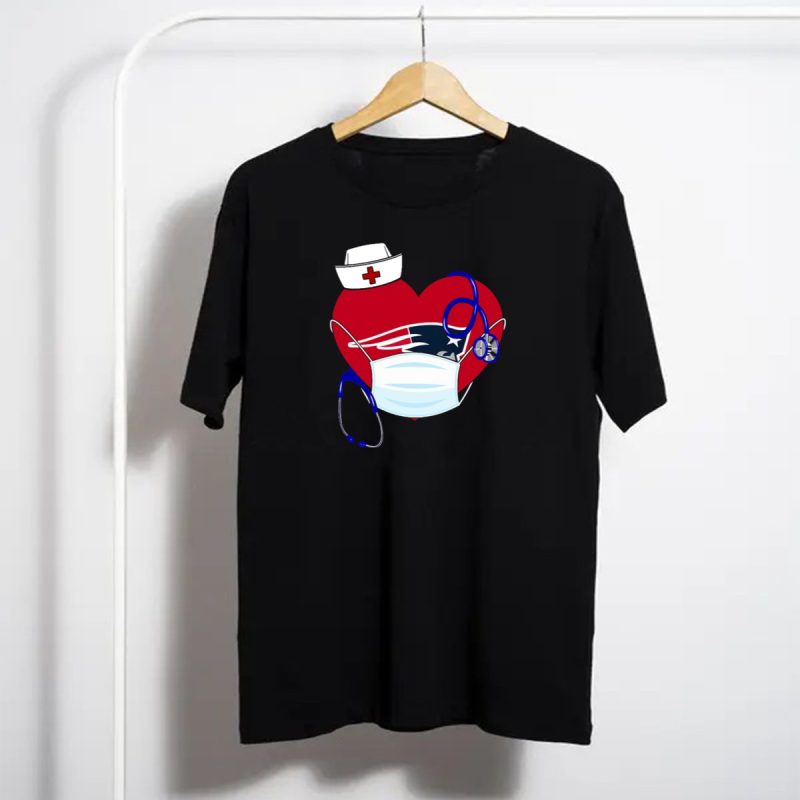 Heart Patriots Nurse Healthcare Mask Stethoscope T Shirt T Shirt 1