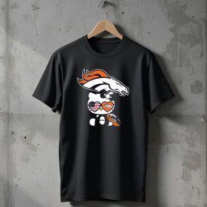 Hello Broncos Denver Broncos Football Hello Kitty T-Shirt