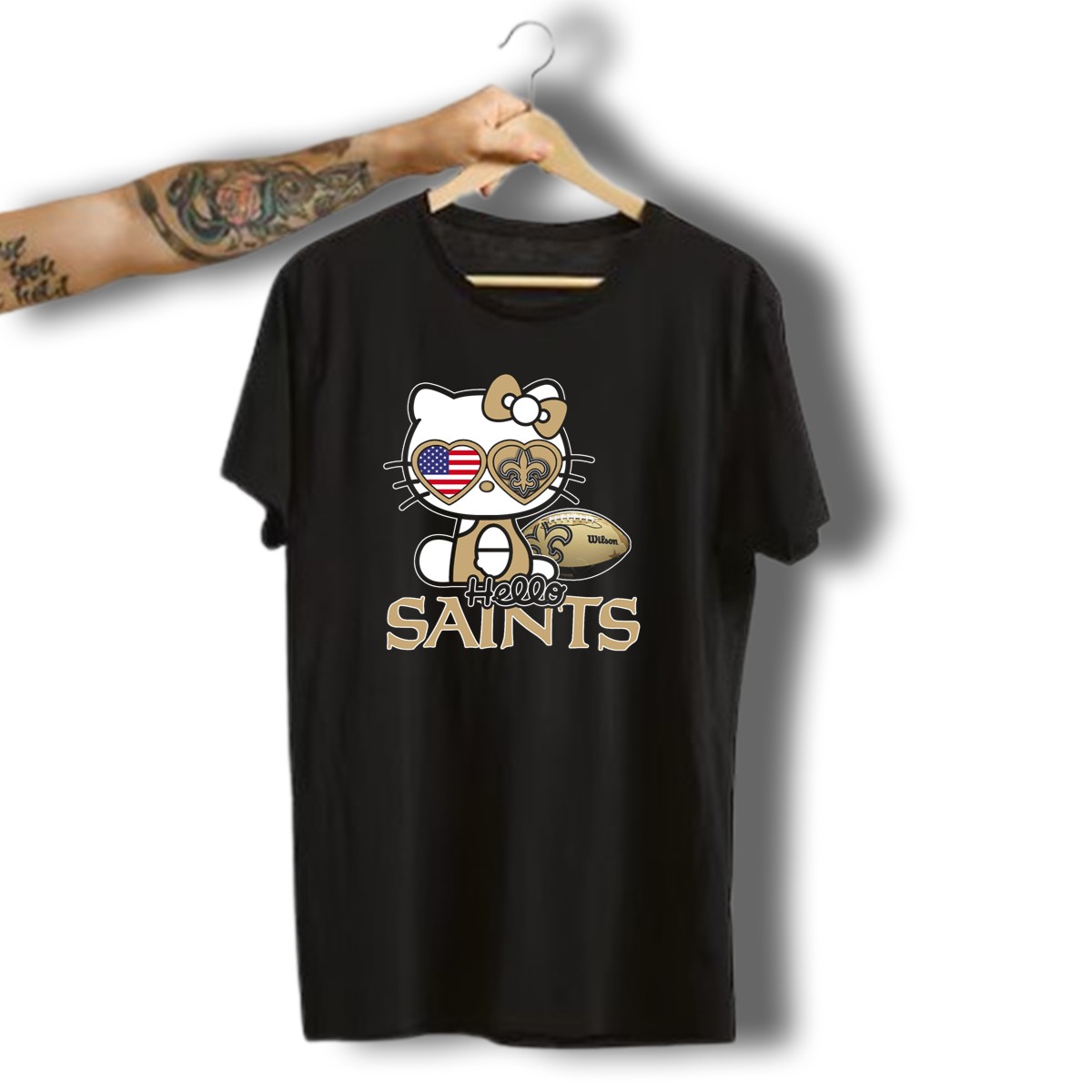 Hello-Kitty-American-Flag-Saints-Football-Wilson-T-Shirt-1_t-shirt-3_4