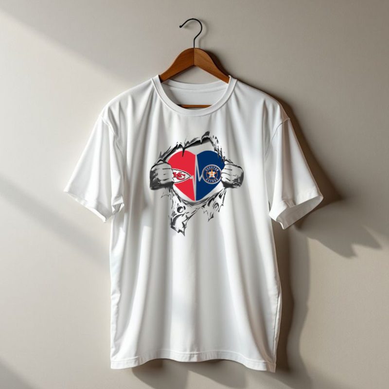Houston Astros Chiefs Heartbeat Passion T Shirt T Shirt 1 1