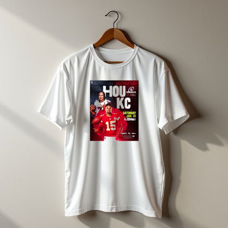 Houston Texans Vs Kansas City Chiefs Divisional Round Playoffs Hou Kc Saturday Jan 18 2025 4 T Shirt 1 1