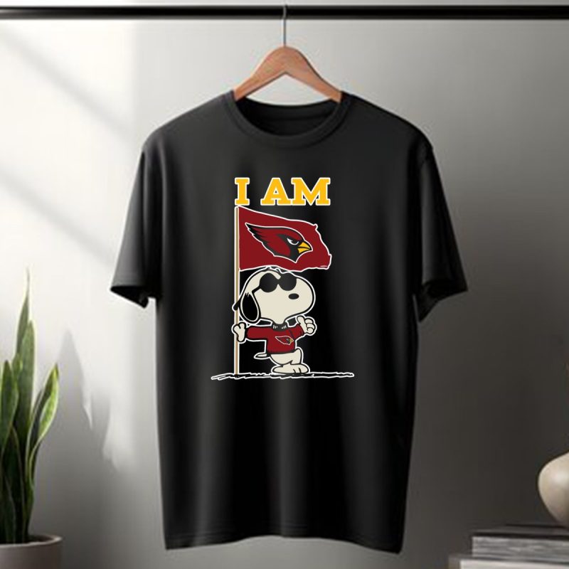 I Am Arizona Cardinals Snoopy T Shirt 1 T Shirt 1