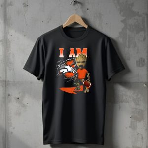 I Am Groot Denver Broncos Football T-Shirt