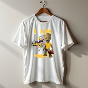 I Am Minnesota Vikings Baby Groot Football T Shirt