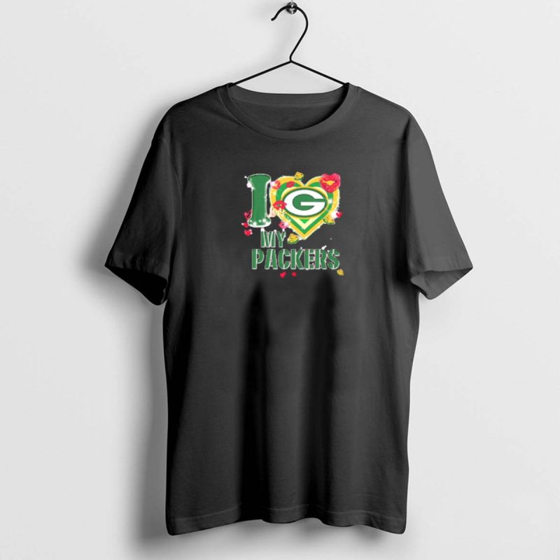 I Heart Green Bay Packers My Packers T Shirt 1 1 T Shirt 1 1