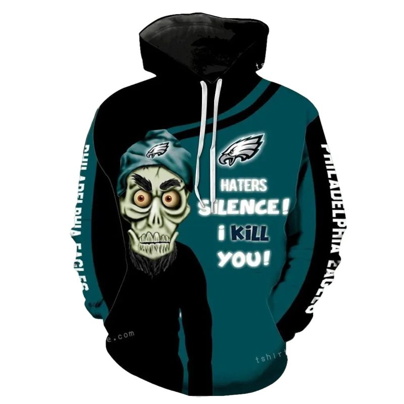 I Kill You Achmed The Dead Terrorist Philadelphia Eagles 3D Hoodie 1