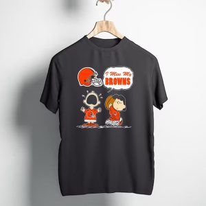 I Miss My Cleveland Browns 67 Football Fan Nostalgia T-Shirt