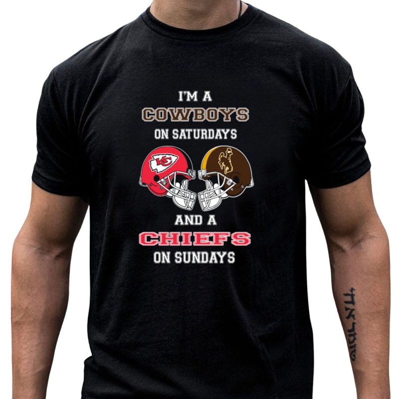 Im A Cowboys On Saturdays And A Chiefs On Sundays T Shirt T Shirt 1 1