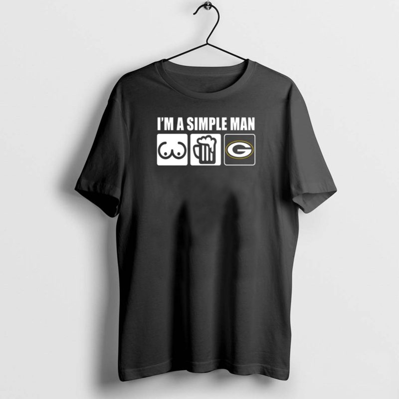 Im A Simple Man Beer Packers Logo Icons T Shirt 1 1 T Shirt 1 1