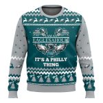 I Am An Eaglesaholic It's A Philly Thing Ugly Sweater