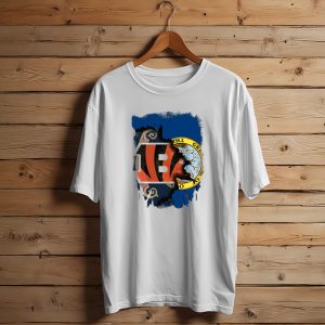 Idaho State United With Cincinnati Bengals Emblem T-Shirt