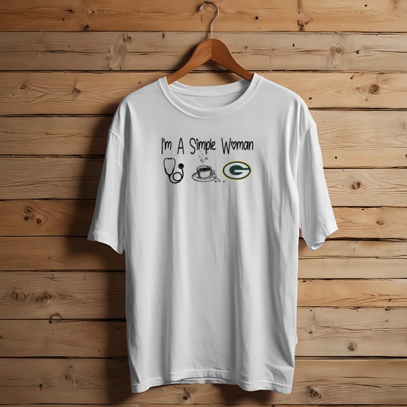 Im A Simple Woman Stethoscope Coffee Packers T Shirt T Shirt 1 1
