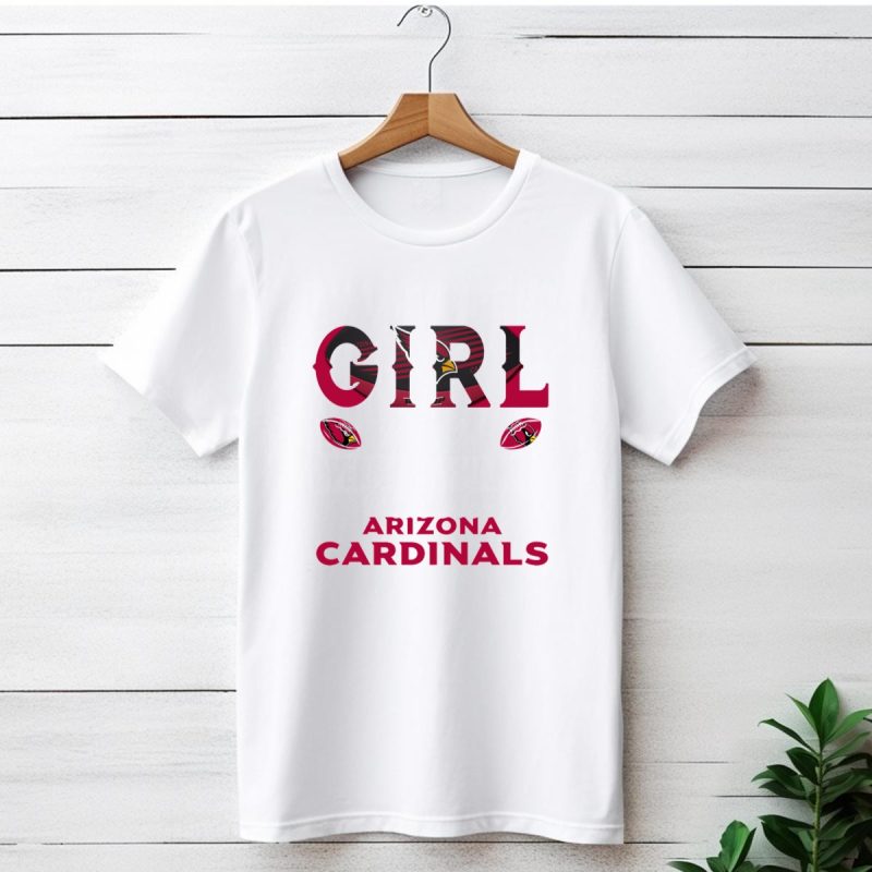Im The Type Of Girl Who Is Perfectly Happy With Her Arizona Cardinals T Shirt 1 T Shirt 1